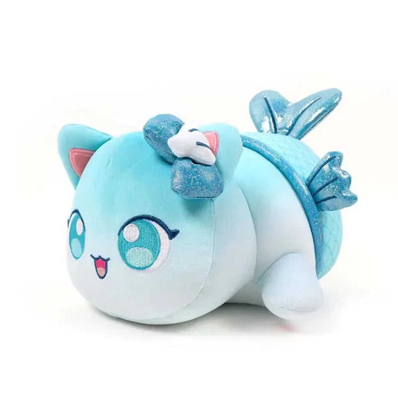 Aphmau-Inspired Mini Food Cat Plush, Soft Bedtime Cuddle Buddy
