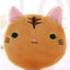 Orange Tabby Cat Face Coin Purse, Soft Plush Zipper Pouch, 4.9 Inches