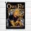 Tattoo Cats Canvas Print, Vintage Tattoo Parlor Cat Wall Art
