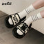 Black Cat Shower Slides for Women, Thick Cushioned EVA Sole