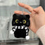 Black Cat Plush Keychain Bag Charm for Cat Lovers