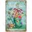 Retro Metal Tin Sign, 8 x 12 Inch Vintage Wall Plaque