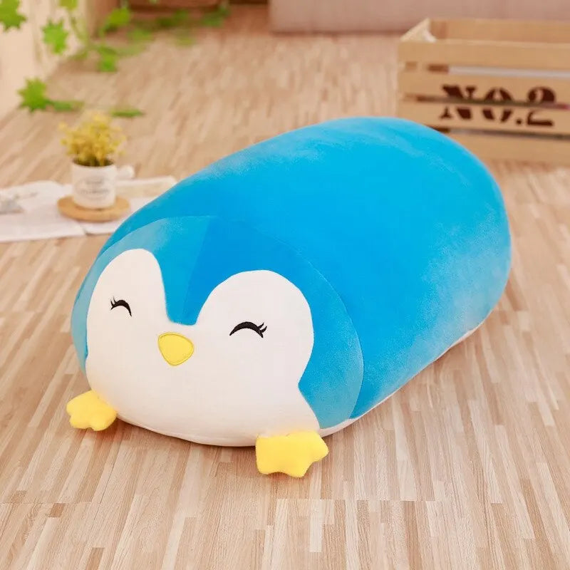 Calico Cat Roll Pillow Plush, Soft Cylinder Cat Cushion