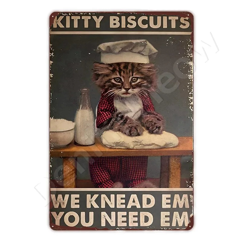 Oh My Eyes Black Cat Sign, Funny Bathroom Gift for Cat Owners