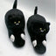Hug Cat Slippers for Women, Cute Plush Winter House Shoes
