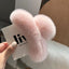 Large Plush Hair Claw Clip, Fuzzy Winter Hair Clip for Women