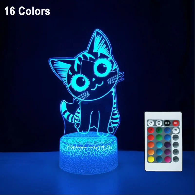 Katzen-Nachtlichtlampe