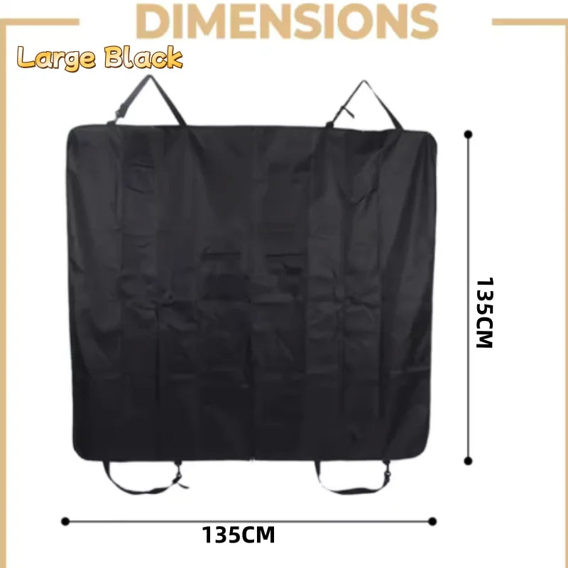 Cat Car Seat Cover with Foldable Hammock for Back Seat