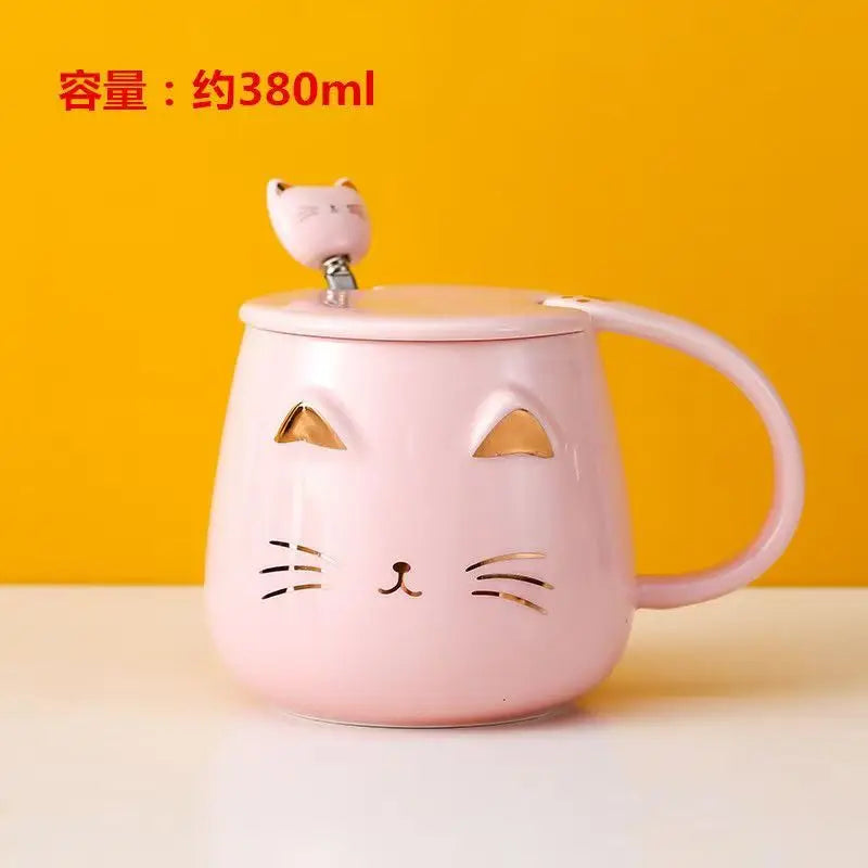 Tasse de chat de minuit