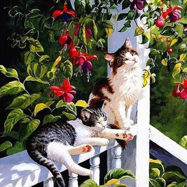 Katzen Wandkunst