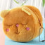 Orange Tabby Cat Face Coin Purse, Soft Plush Zipper Pouch, 4.9 Inches
