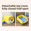 Large Size  Litter Box Full Enclosure with Sand for Kittens Poo