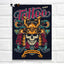 Tattoo Cats Canvas Print, Vintage Tattoo Parlor Cat Wall Art