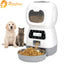 3.5L Automatic Cat Feeder With Timer, Stainless Steel Bowl and Voice Recorder