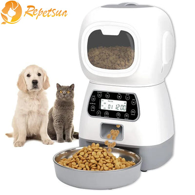 Distributeur électronique de nourriture pour chat