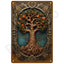 Retro Metal Tin Sign, 8 x 12 Inch Vintage Wall Plaque