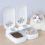 Timed Cat Feeder for Wet and Dry Food, Single or Double Meal