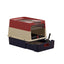 Large Cat Litter Box, Enclosed or Stainless Steel Open Style for Multi-Cat Homes