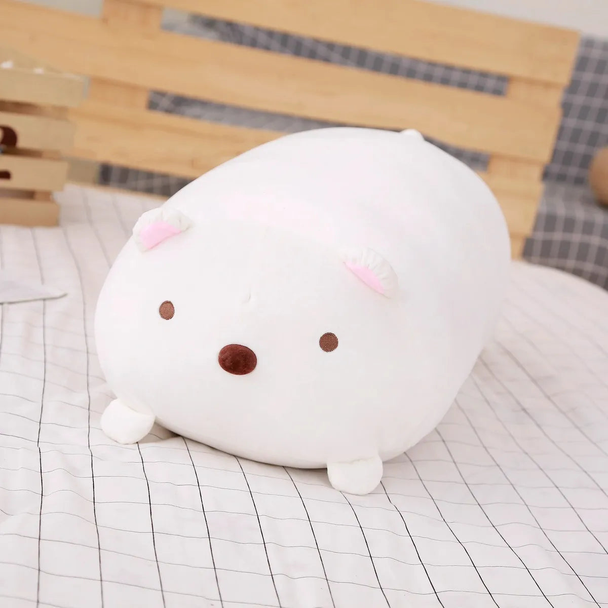 Sweet Cartoon Cat Plush Toy, Small Soft Stuffed Kitty Pillow