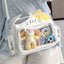 Cat Ears Handbag with Transparent Pocket Backpack