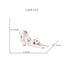 Realistic Ragdoll Cat Figurine and Chubby Cat Model, PVC