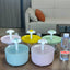 Clear Flower Cat Water Fountain, 1.5L USB Fountain With Adjustable Flow