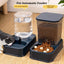 Gravity Cat Water Dispenser or Food Feeder, 1.2 L Waterer and 1.5 L Kibble Hopper