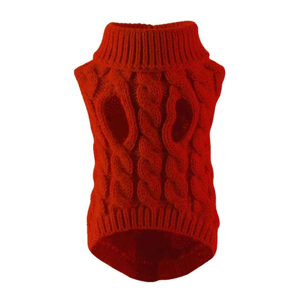 Knit Sphynx Cat Sweater in Solid Colors, Warm Winter Pullover XS to XXL