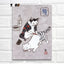 Tattoo Cats Canvas Print, Vintage Tattoo Parlor Cat Wall Art