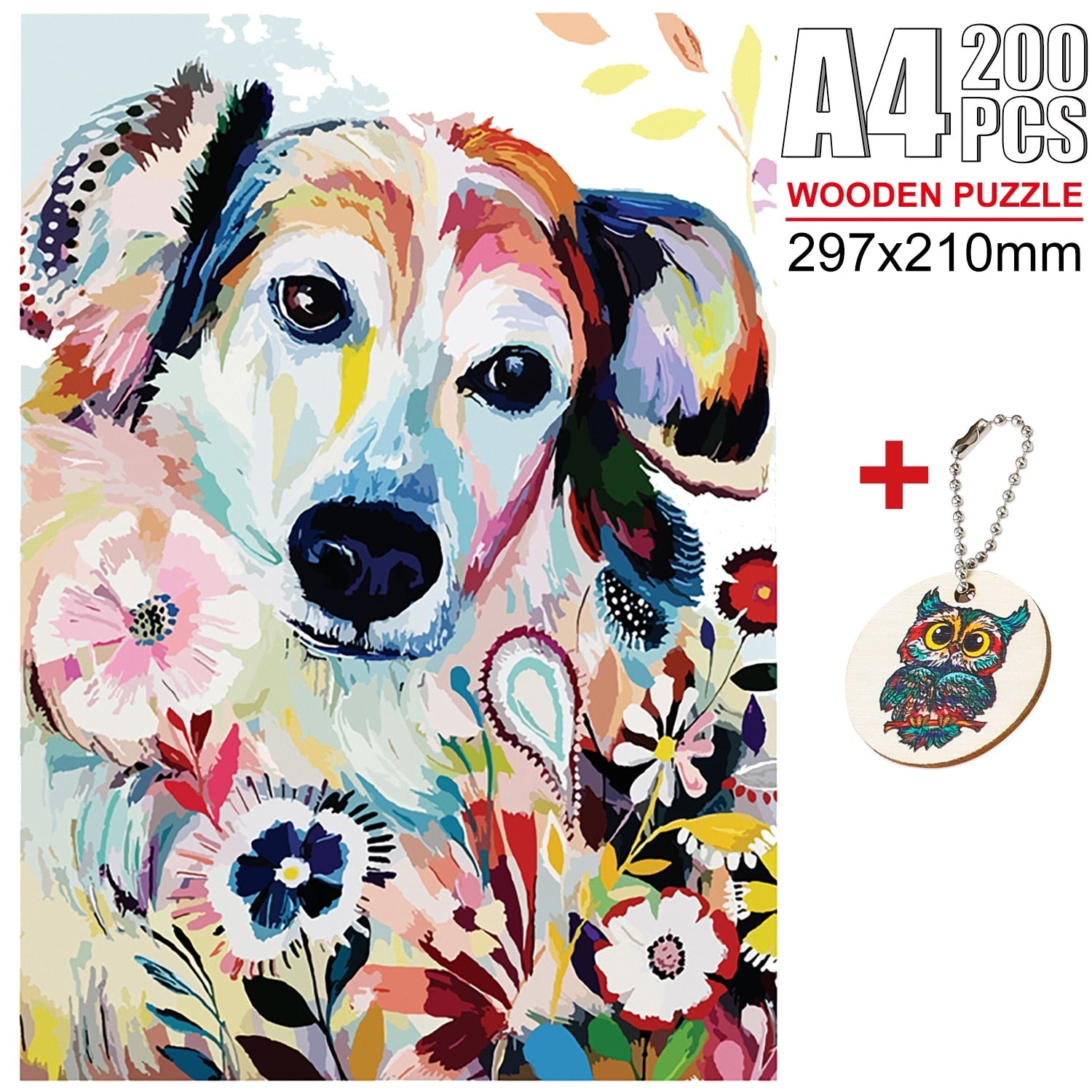 Animal Puzzles - Dog (A4 - 200pcs)