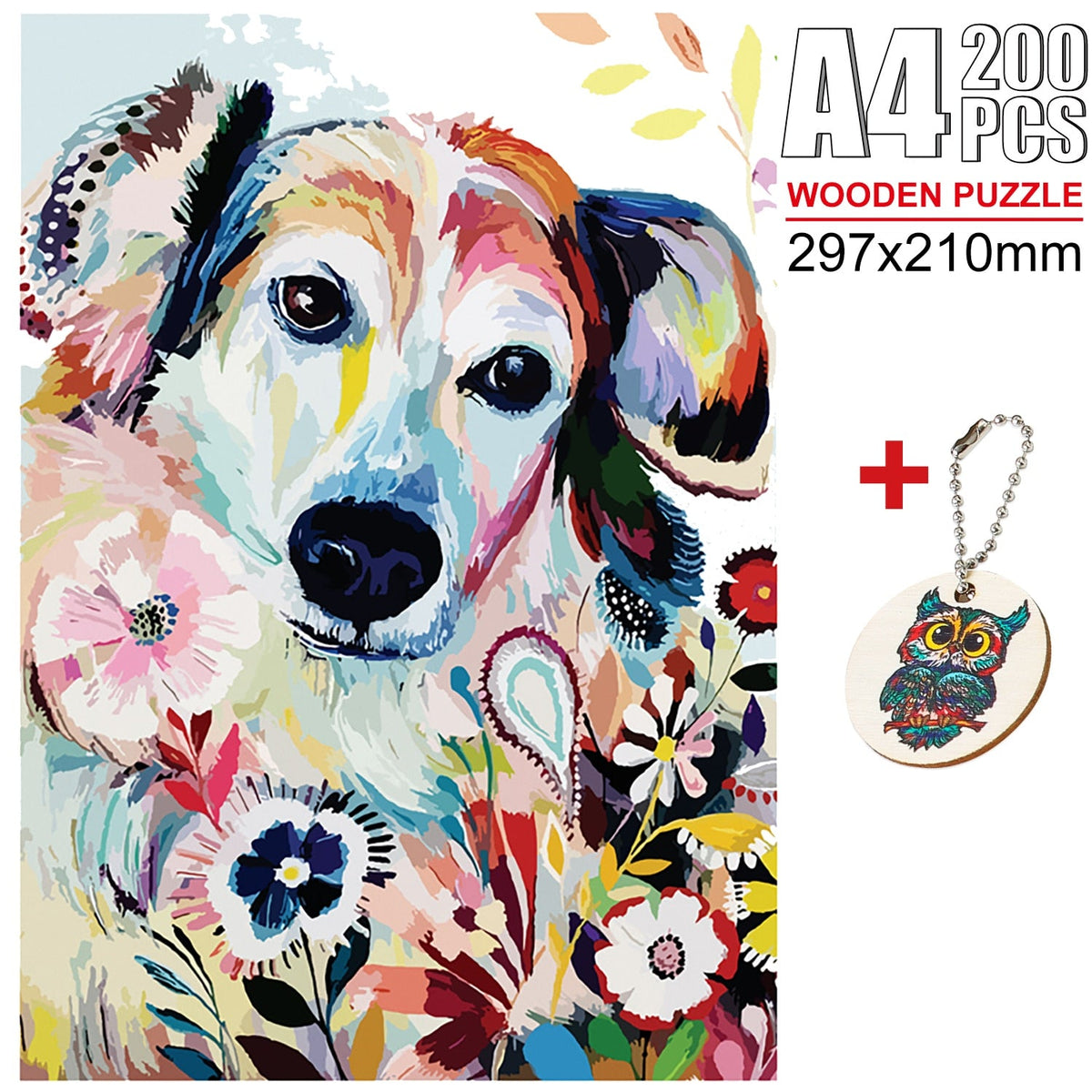 Animal Puzzles - Dog (A4 - 200pcs)