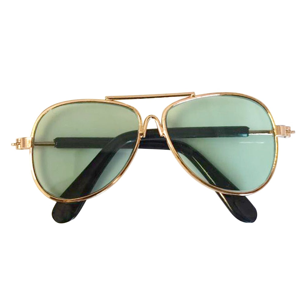 Aviator Cat Glasses - Green