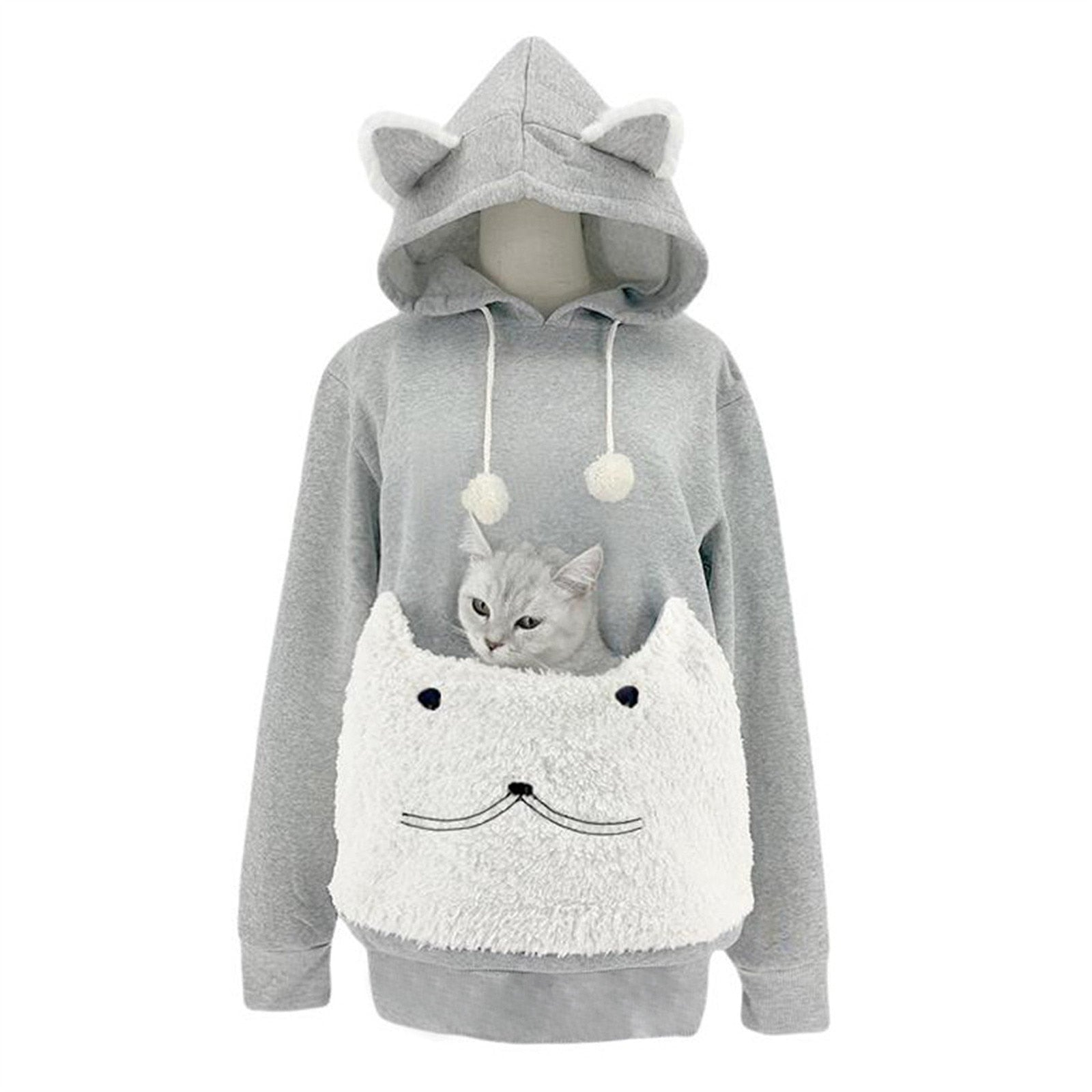 Kitty pouch outlet hoodie