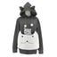 Big Cat hoodie Pouch