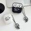 Black and White Cat Airpod Case - Cat airpod Case