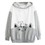 Black and White Cat hoodie