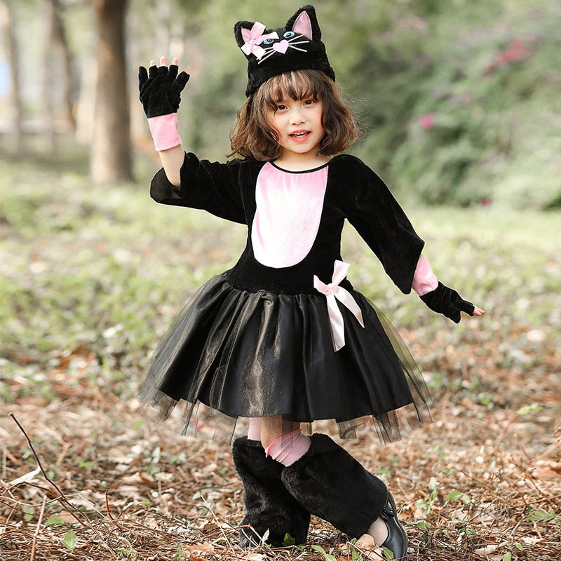Black Cat Dress - Cat Dress