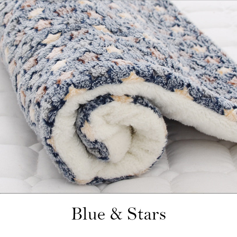 Blanket for Cats - Blue with Stars / XS 32x25cm - Cat