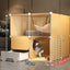 Cat Cage with Litter Box - 75X95X73cm - Cat Cage with Litter