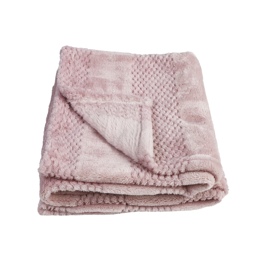 Cat calming Blanket - Pink purple / 50X70CM - Cat blanket