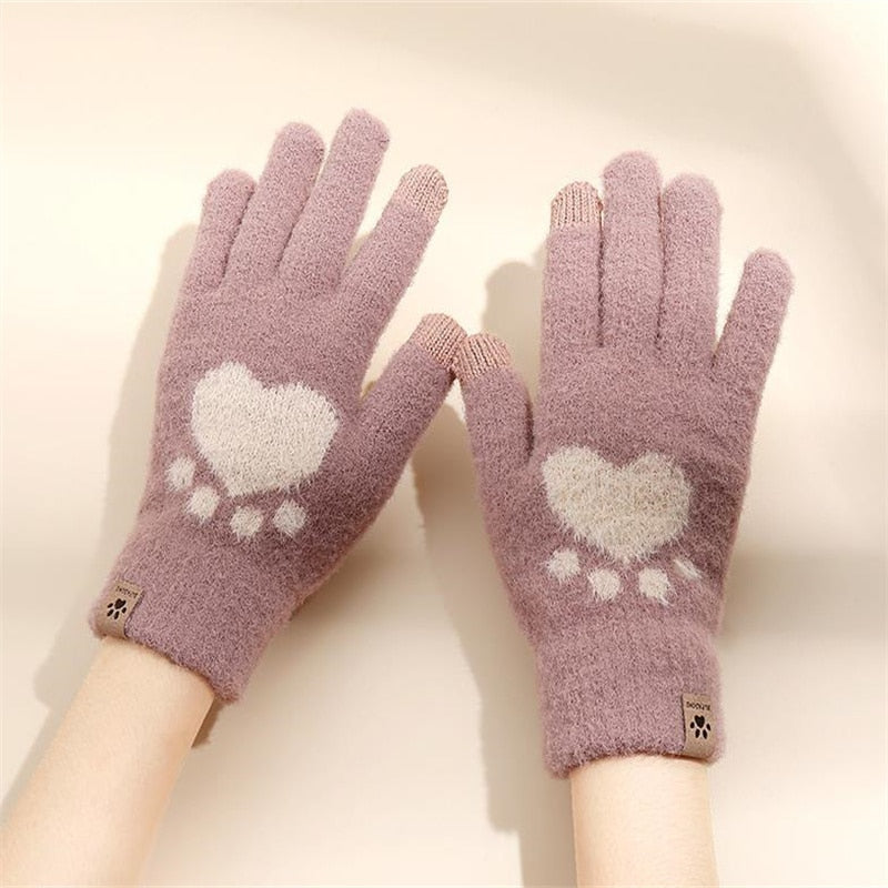 Cat Claw Gloves - Pink / One Size - Cat Gloves