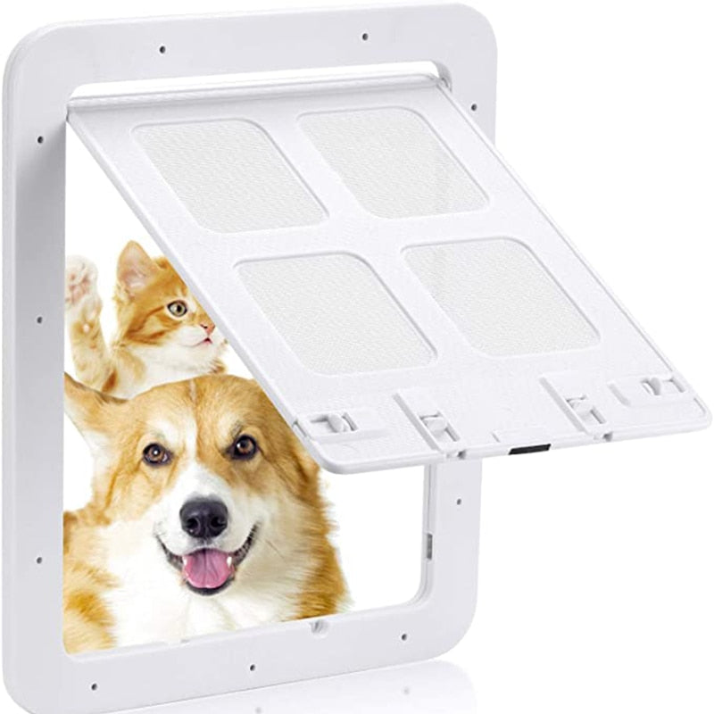 Cat Door for Window - white / 29X24CM - Cat Coor for Window
