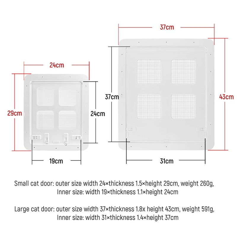 Cat Door for Window - Cat Coor for Window