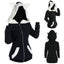 Cat Ear Hoodie - Black / S