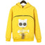 Cat Hoodie Pouch - Yellow / S