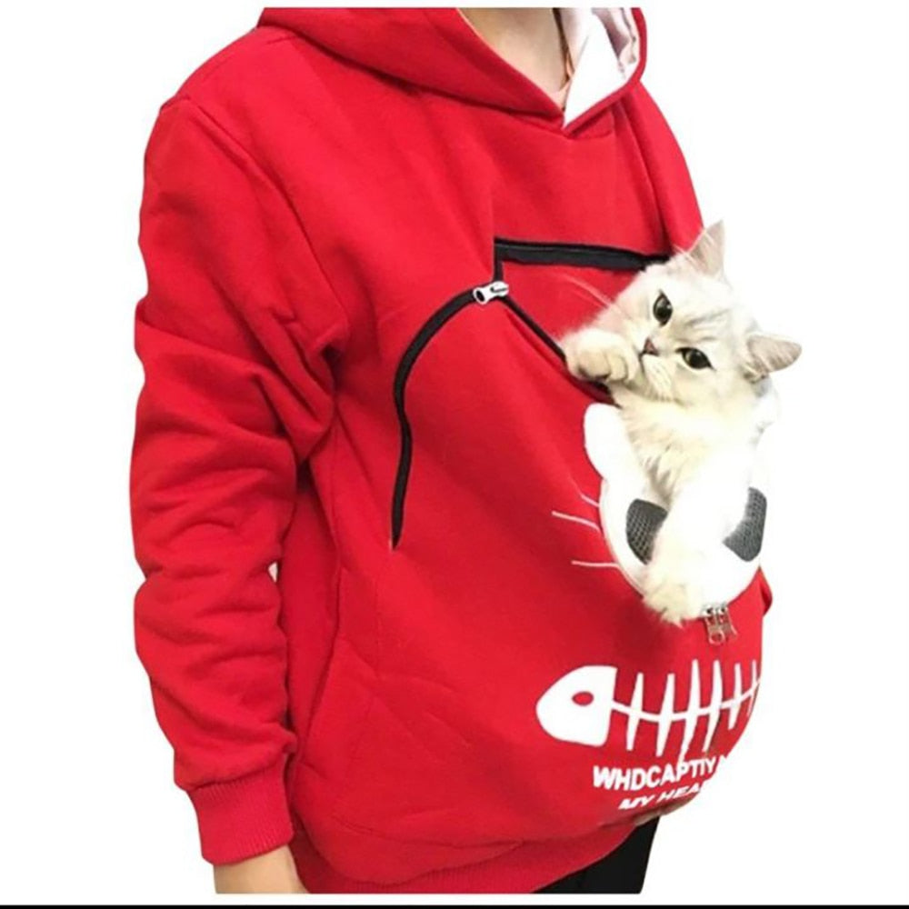 Cat Hoodie Pouch