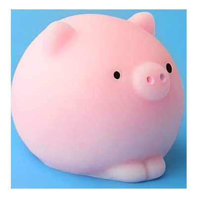 Cat Mochi Squishy - pink pig
