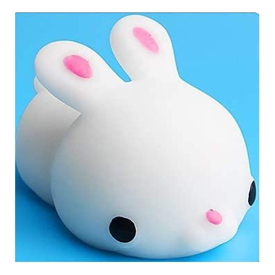 Cat Mochi Squishy - white rabbit