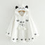 Cat Paw hoodie - White / One Size