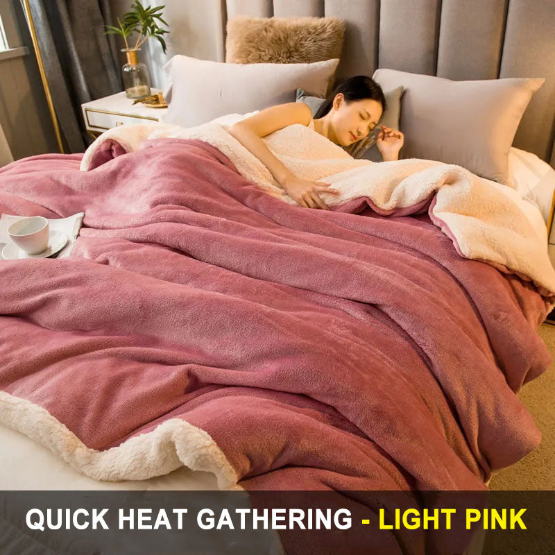 Cat throw Blanket - Pink / 100x150cm(39x59inch) - Cat
